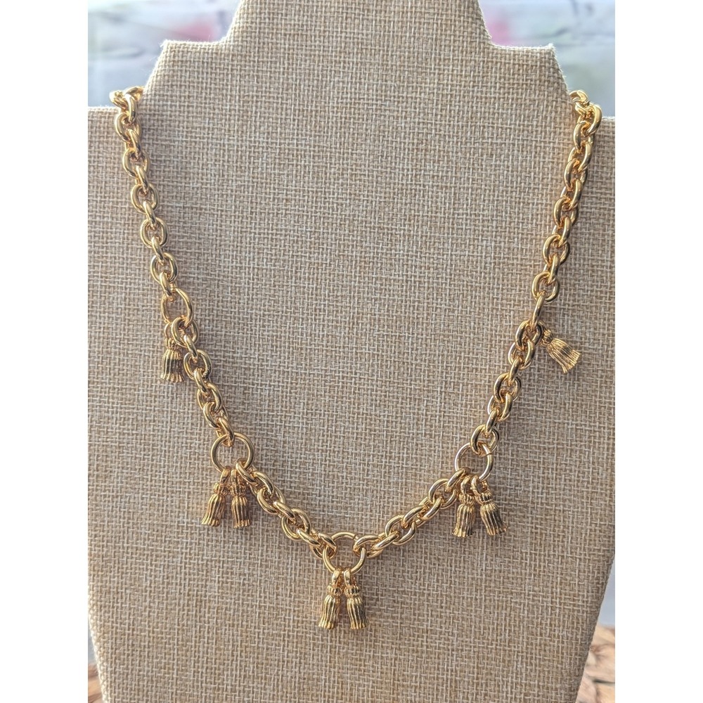 Park Lane Americana Necklace Gold Tone Tassels NIB Limited Edition Patriotic